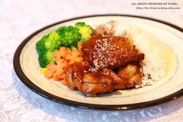 照烧鸡扒饭