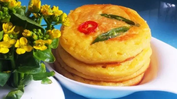 【圆满素食】香甜松脆丨香甜玉米饼