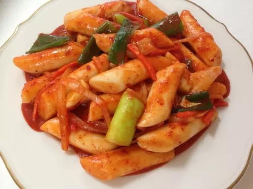 韩式辣炒年糕떡볶이，简单做料理