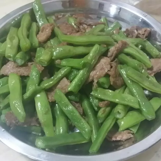 豆角炒肉