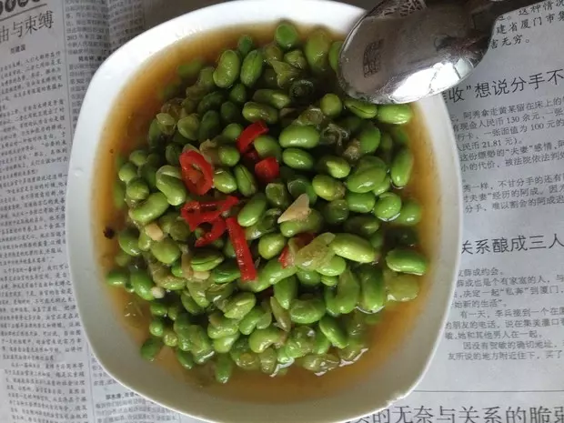 清炒毛豆