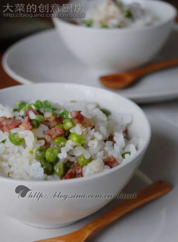 腊味豌豆飯