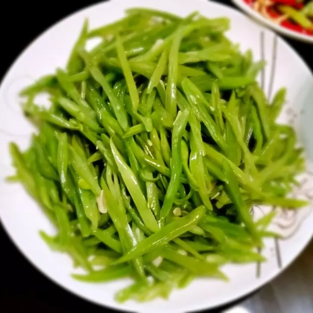 清炒扁豆丝