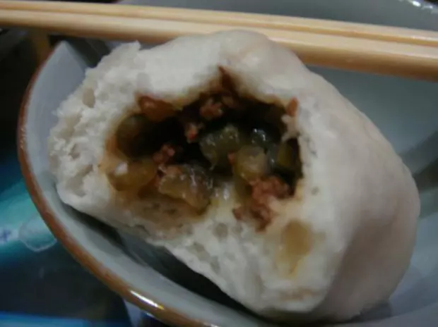 刀豆蒸饺