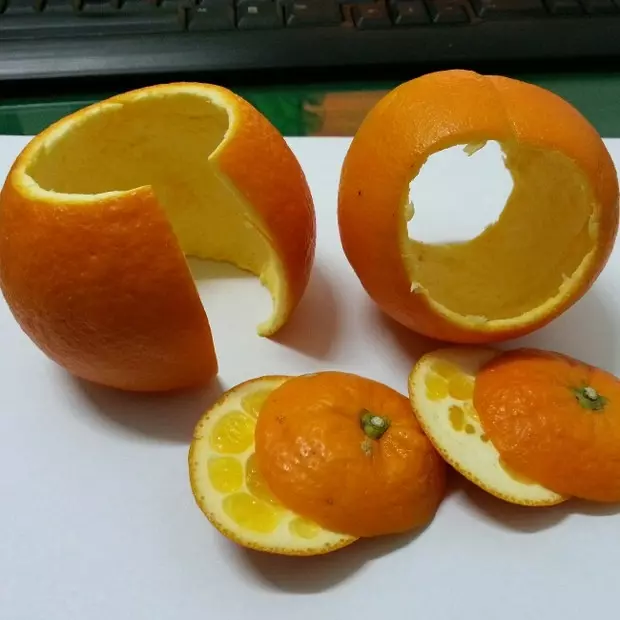 一分钟速剥橙子简单快捷不伤手