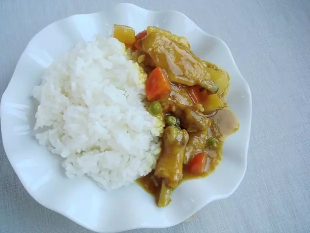 柚子醬咖喱雞飯