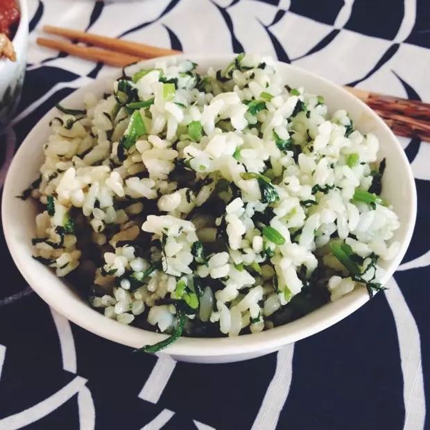 茼蒿炒饭