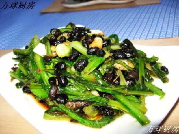 豆豉鲮鱼油麦菜