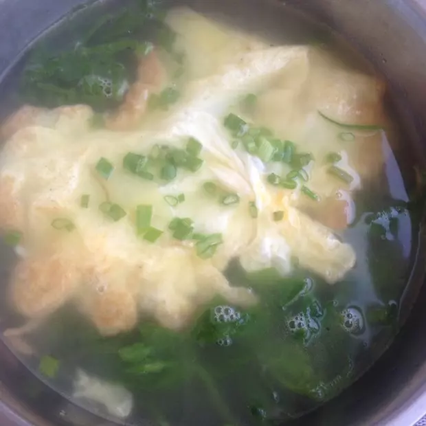 豌豆尖蛋汤