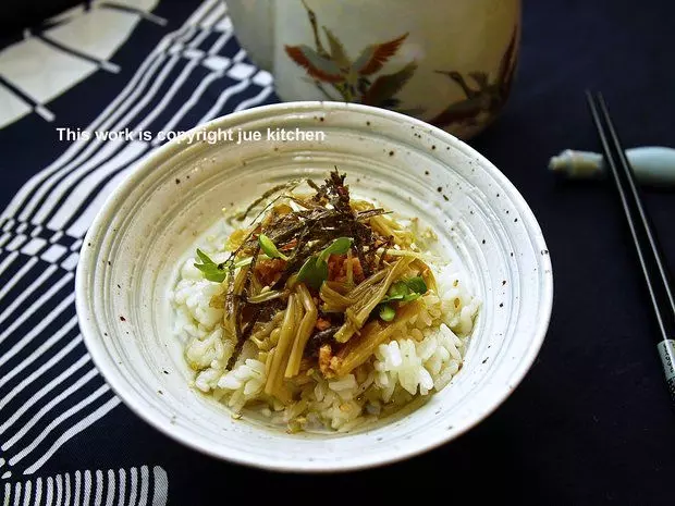 鮭魚なめ茸茶漬飯