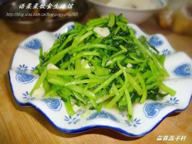 蒜蓉蒿子杆