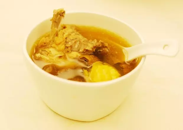 松茸鮑魚燉雞湯