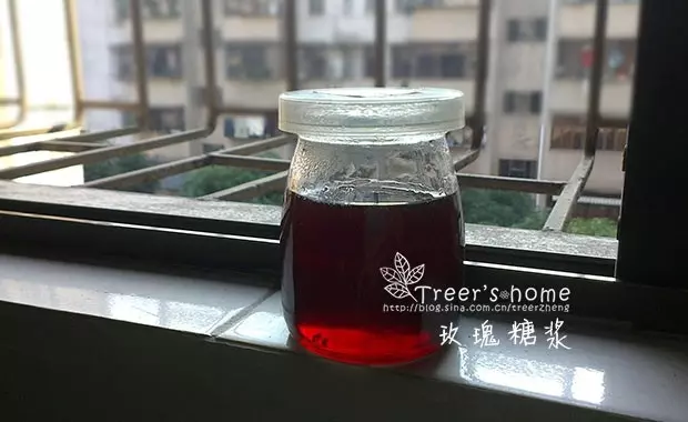 玫瑰糖漿—那些零碎的玫瑰花茶的歸宿