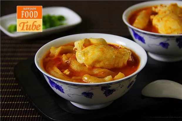 面鱼蔬菜汤 Dough fish Soup