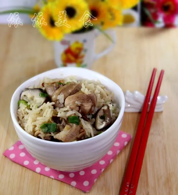 鮮菇雞腿焗飯