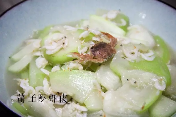 莆子（葫芦）炒虾皮