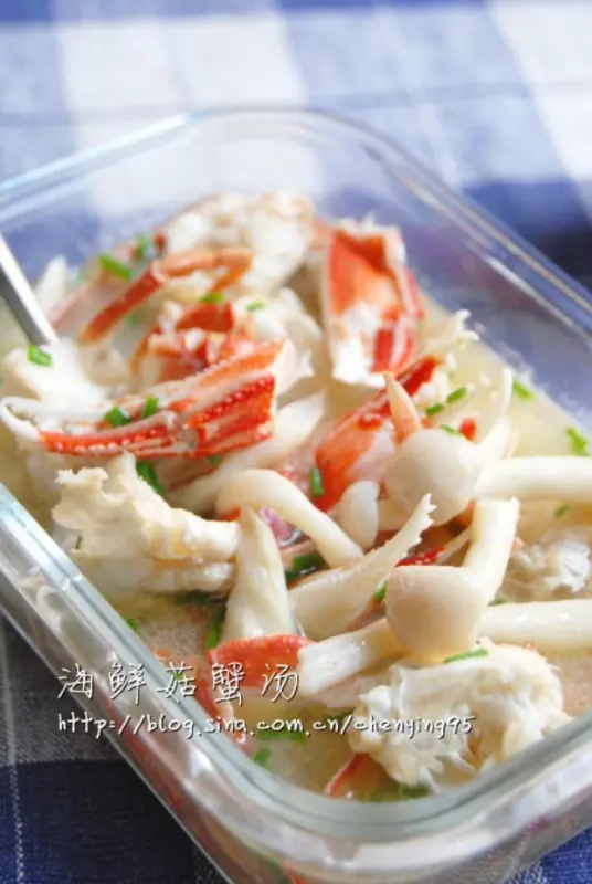 海鲜菇螃蟹汤