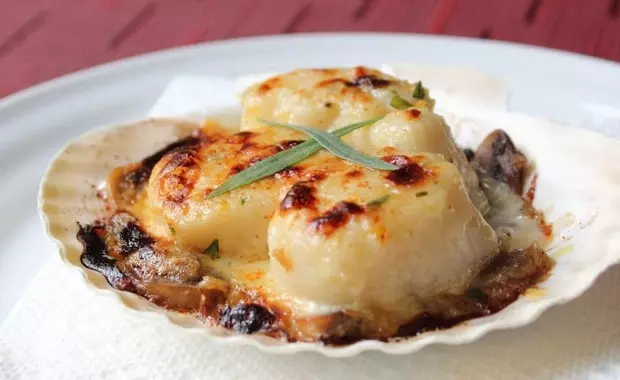 法式奶油焗蘑菇扇贝Coquilles St-Jacques