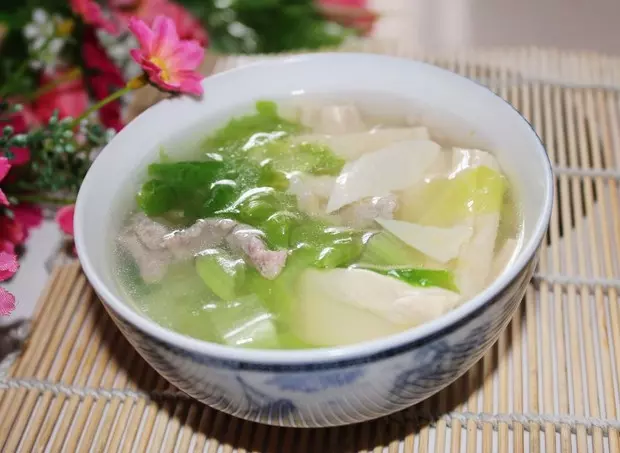 生菜腐竹湯（生財富足）