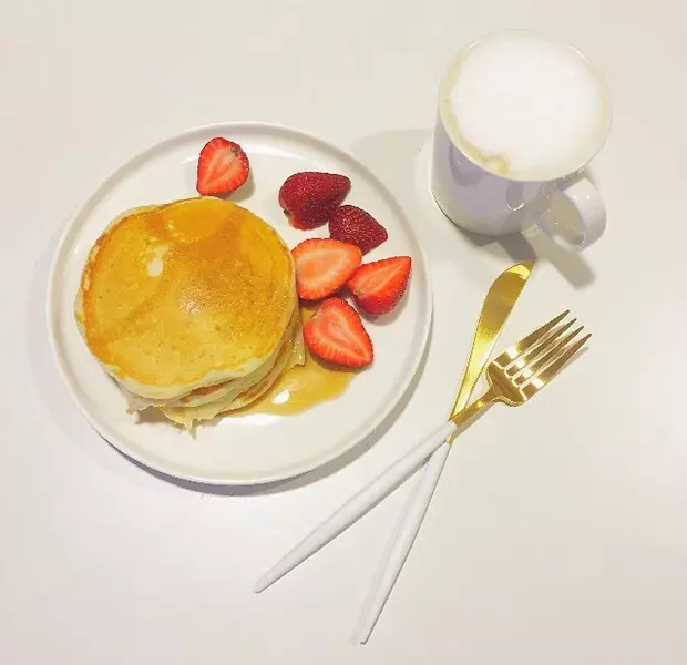 基礎鬆餅Pancakes（高筋麵粉版）