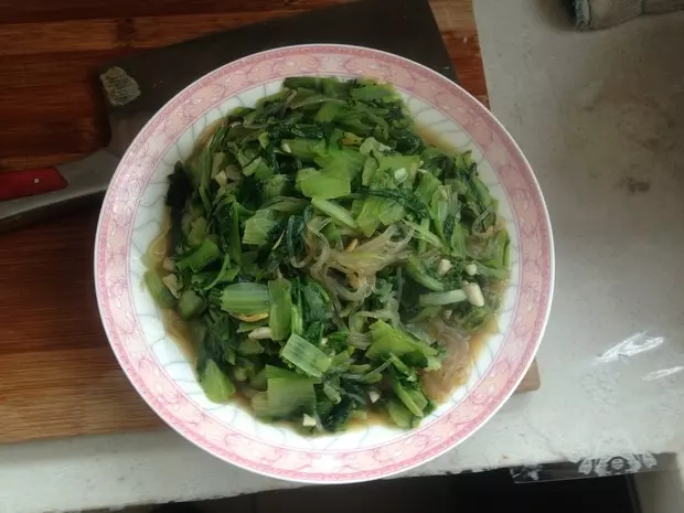 小白菜熬粉条