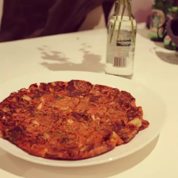 韩式泡菜煎饼（kimchi pancake)