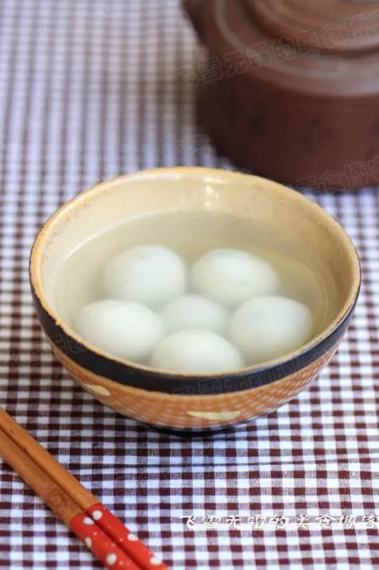 黑芝麻豬油湯圓