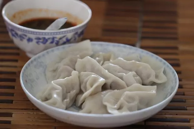 莲藕猪肉馅水饺