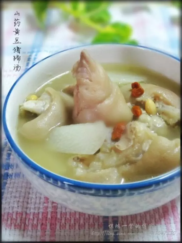 山藥黃豆豬蹄湯