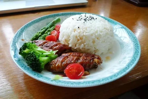 日式照燒雞翅飯