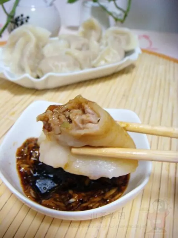 猪肉莲藕馅水饺