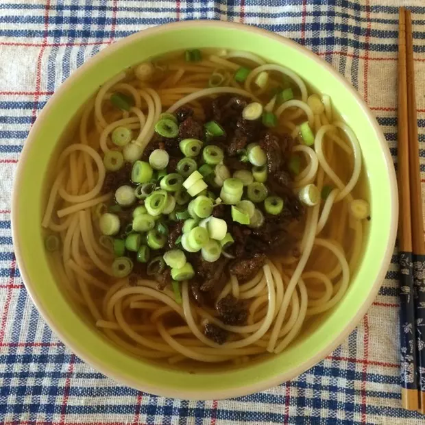 肉末中式湯麵