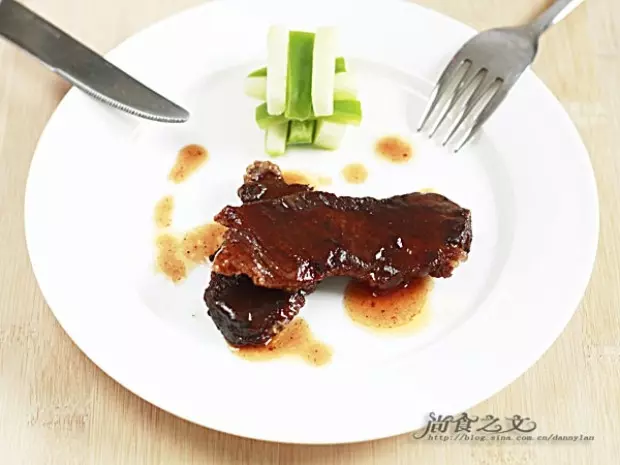 茄汁烤肉眼牛排