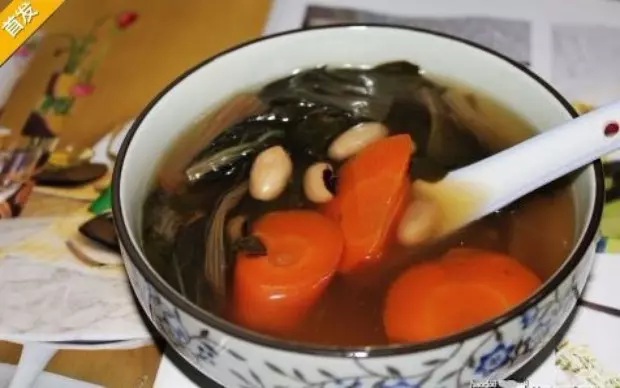 眉豆牛腱菜乾湯