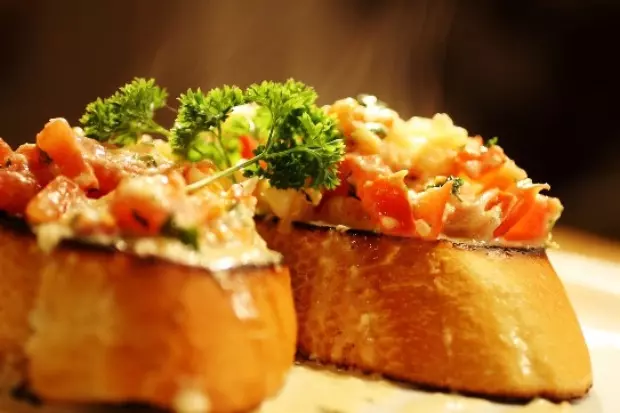 圣诞头盘：意大利bruschetta