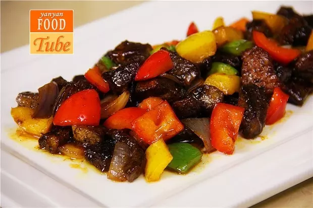 黑椒牛肉粒 Black Pepper Beef Cubes