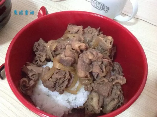 吉野家的牛肉飯