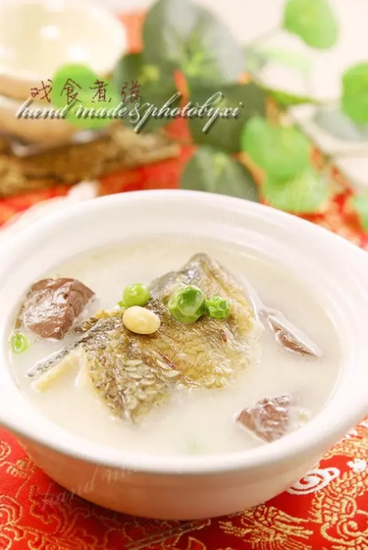 雙豆鴨血魚湯