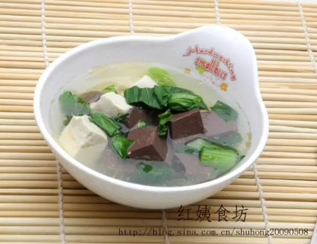 鸭血豆腐汤