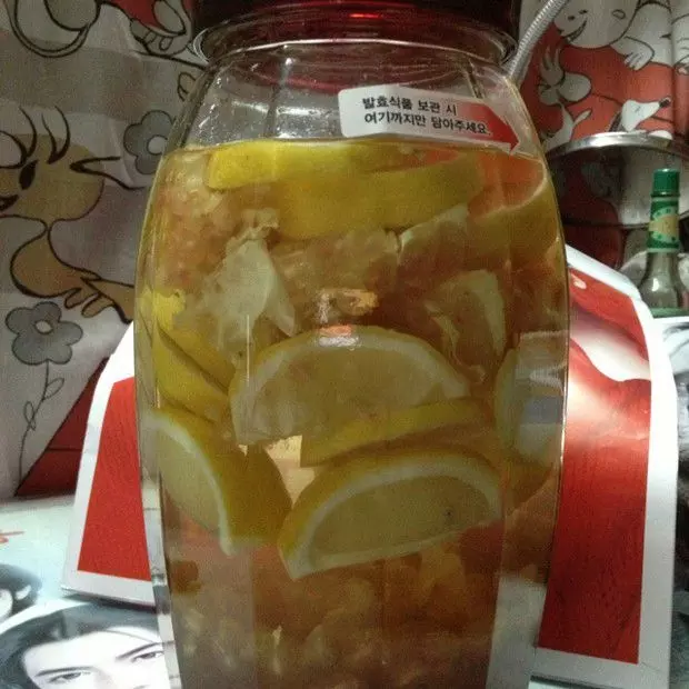 柠檬石榴水果酵素