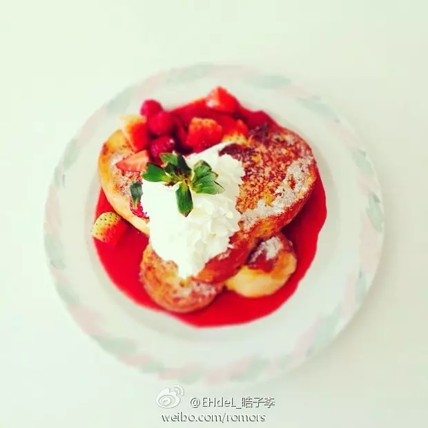 Pain Perdu, Fruits Rouges: 法式煎吐司，紅莓