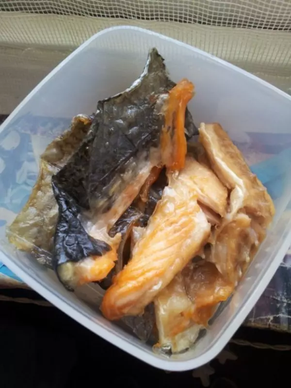 狗狗獎勵零食-----烤三文魚皮