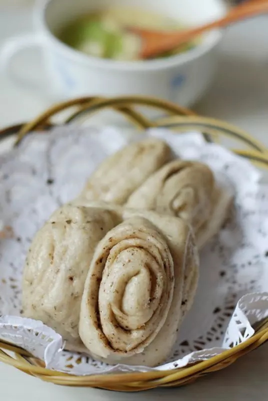 豆渣椒鹽花捲