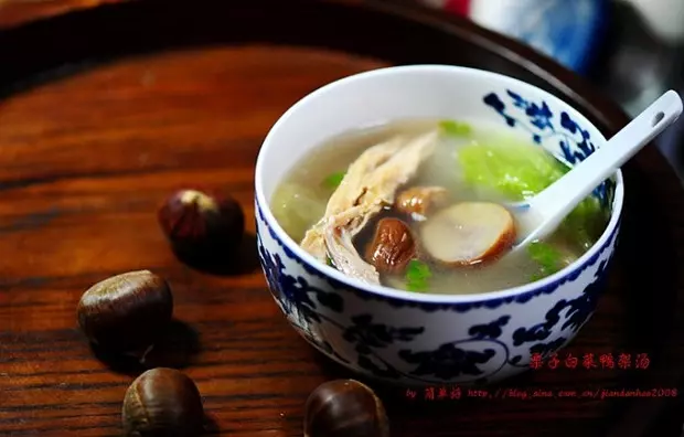 栗子白菜鴨架湯