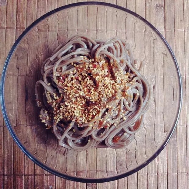 懶人版涼拌蕎麥麵