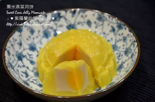 妈妈私房【粟米燕菜月饼 Sweet Corn Jelly Mooncake】