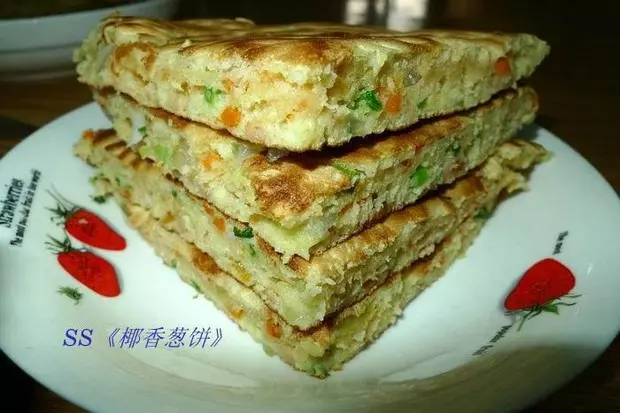 椰香葱饼