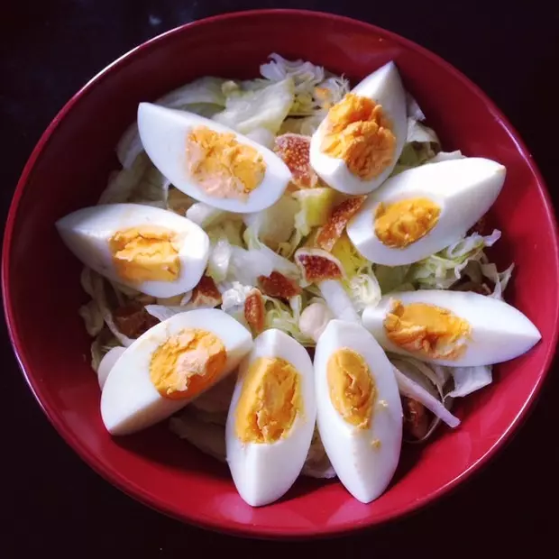 田园鸡蛋蔬菜沙拉 减肥轻食