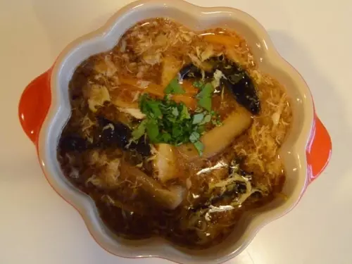 素菜酸辣湯