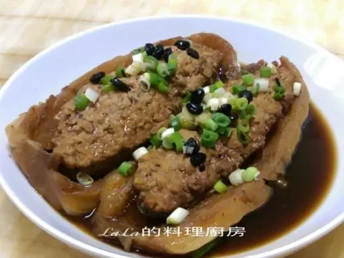 豆豉悶苦瓜鑲肉